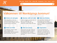 Tablet Screenshot of norrkoping.se